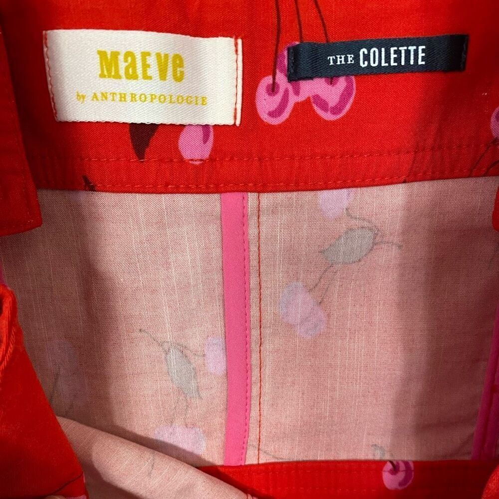 Maeve Orange Floral Button-Front Jumpsuit - Picture 5 of 14